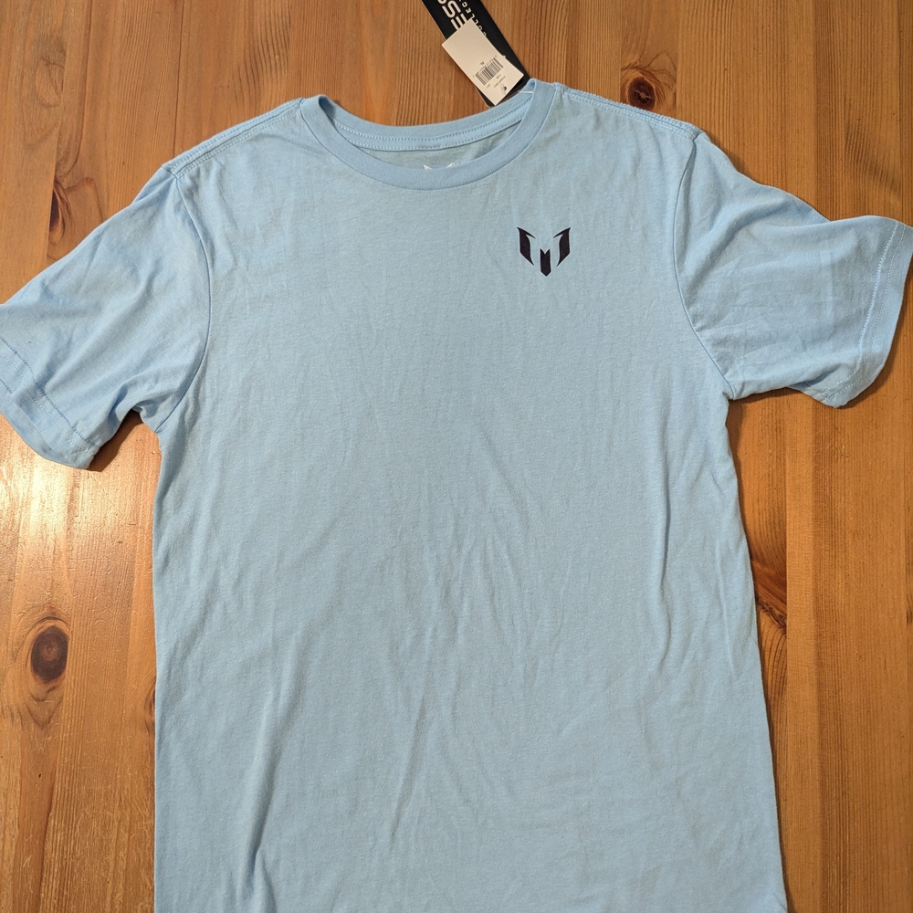 Blue Short Sleeve Crew Neck Tee